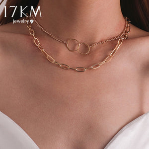 BOHO Bohemian Gold Necklaces For Women Coin Heart Flower Star Choker Pendant Necklace 2020 Ethnic Female Jewelry Gift