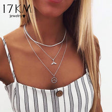 Load image into Gallery viewer, BOHO Bohemian Gold Necklaces For Women Coin Heart Flower Star Choker Pendant Necklace 2020 Ethnic Female Jewelry Gift