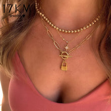 Carica l&#39;immagine nel visualizzatore di Gallery, Bohemian Gold Necklaces For Women Multilayer Fashion Pearl Pendants Necklace Portrait Chokers 2020 Trendy New Jewelry Gift