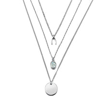 Load image into Gallery viewer, Bohemian Shell Multi layer Necklaces For Women Girl Fashion Gold Sliver Color Long Moon Pendant Necklace Collar Jewelry