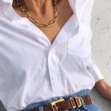 Load image into Gallery viewer, Fashion Gold Moon Star Coin Necklace For Women Bijoux Heart Choker Long Pendants Necklaces 2020 Geometric Vintage Jewelry