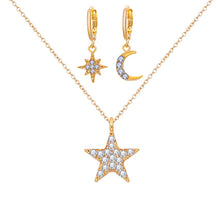 Carica l&#39;immagine nel visualizzatore di Gallery, 17KM Fashion Multi Layer Lock Portrait Pendants Necklaces For Women Gold Metal Key Heart Necklace New Design Jewelry Gift