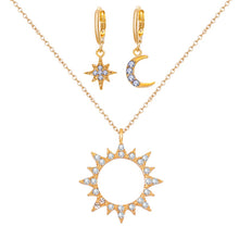 Carica l&#39;immagine nel visualizzatore di Gallery, 17KM Fashion Multi Layer Lock Portrait Pendants Necklaces For Women Gold Metal Key Heart Necklace New Design Jewelry Gift