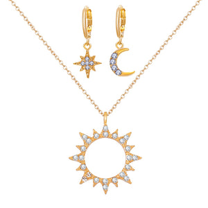 17KM Fashion Multi Layer Lock Portrait Pendants Necklaces For Women Gold Metal Key Heart Necklace New Design Jewelry Gift