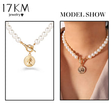 Load image into Gallery viewer, Flower Pearl Necklaces For Women Party Bow Knot Pendant Necklace Fashion Choker Elegant Flower Jewelry Gifts 2020
