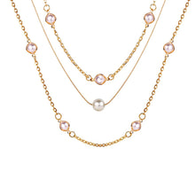 Load image into Gallery viewer, Flower Pearl Necklaces For Women Party Bow Knot Pendant Necklace Fashion Choker Elegant Flower Jewelry Gifts 2020