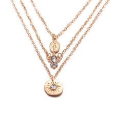 Load image into Gallery viewer, 17KM Multilayer Crystal Moon Necklaces &amp; Pendants For Women Vintage Charm Gold Choker Necklace 2020 Bohemian Jewelry Wholesale