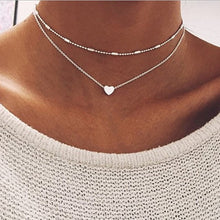 Load image into Gallery viewer, New Butterfly Pendant Necklaces For Women Fashion Moon Charm Gold Multilayer Choker Necklace 2020 Bohemian Jewelry