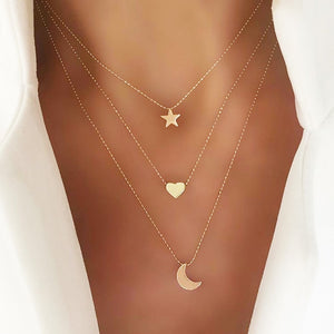 New Multilayer Cross Gold Pendant Necklaces For Women Punk Letter Choker Necklace 2020 Fashion Words Jewelry Party Gift