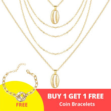 Load image into Gallery viewer, Vintage Gold Portrait Coin Pearl Pendant Necklaces For Women Bohemia Fashion Muklltilayer Pearl Long Necklace 2020 Jewelry