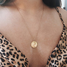 Carica l'immagine nel visualizzatore di Gallery, Collana vintage con mappa lunare per donna, bohemien, multistrato, cerchio, moneta, pietra, collane con ciondolo, perline stella, gioielli girocollo 