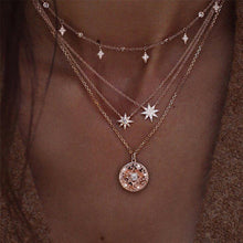 Load image into Gallery viewer, Vintage Pearl Necklaces For Women Fashion Multi-layer Shell Knot Pearl Chain Necklace 2020 NEW Coin Cross Choker Jewelry
