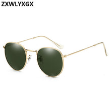 Load image into Gallery viewer, 18 colour Vintage Oval Small Metal Frame Sunglasses Women Brand Designer Sun Glasses Female Eyewear Oculos De Sol uv400
