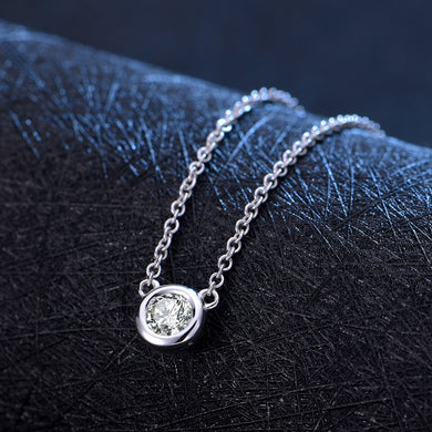 18K Gold Diamond Pendant White Gold Diamond Diamond Necklace Set Custom Jewelry Gold Pendant genuine