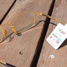Load image into Gallery viewer, 18K Gold  Pure Titanium Full Rim Eyeglass Frames Men optical Rx able Glasses