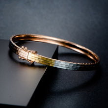Load image into Gallery viewer, 18K Pure Gold Bracelet Real AU 750 Solid Gold Bangle Good Beautiful Upscale Trendy Classic Party Fine Jewelry Hot Sell New 2018