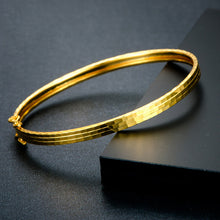 Load image into Gallery viewer, 18K Pure Gold Bracelet Real AU 750 Solid Gold Bangle Good Beautiful Upscale Trendy Classic Party Fine Jewelry Hot Sell New 2018
