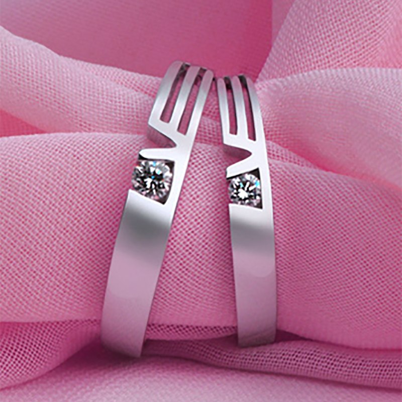18ct Gold 0.11+0.10ct Diamond Couple Set Rings Wedding Bands Engagement Rings for Men Women Free DHL Shipping