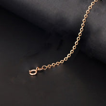 Carica l'immagine nel visualizzatore di Gallery, Bracciale in oro 18 carati Donna Ragazze Bianco Giallo Rosa Cavigliera Regalo semplice Genuino Reale Solido Puro Fine Bagles Party Classic 2017 Hot 