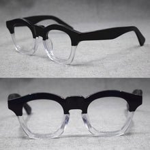 Carica l&#39;immagine nel visualizzatore di Gallery, 1960&#39;s Japan Handmade Italy Acetate Eyeglass Frames clear lens Glasses Myopia Rx able Full Rim