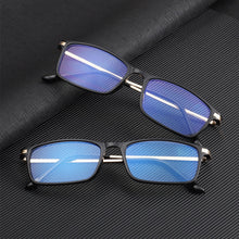 Load image into Gallery viewer, 1PC Anti Blue-ray Reading Glasses Metal Frame Presbyopic Glasses  Men&#39;s Business Far Sight Eyewear Vision Care +1.0~+4.0