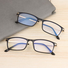 Load image into Gallery viewer, 1PC Anti Blue-ray Reading Glasses Metal Frame Presbyopic Glasses  Men&#39;s Business Far Sight Eyewear Vision Care +1.0~+4.0