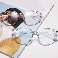 Carica l&#39;immagine nel visualizzatore di Gallery, 1PC classico retrò ottico occhiali con lenti trasparenti donne miopia montature per occhiali occhiali in metallo lenti trasparenti occhiali da donna 