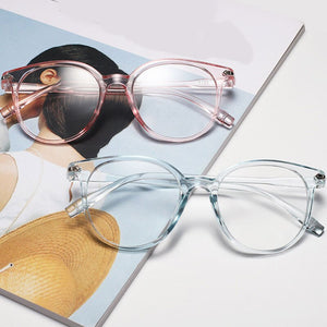 1PC classico retrò ottico occhiali con lenti trasparenti donne miopia montature per occhiali occhiali in metallo lenti trasparenti occhiali da donna 