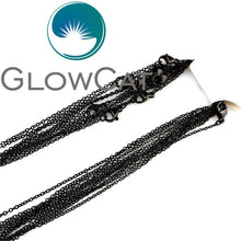 Carica l'immagine nel visualizzatore di Gallery, 1PC Colorful Rainbow Pink Black Bright Silver tone Link Chain Necklace 18'' Stainless Chains for DIY Jewelry Making