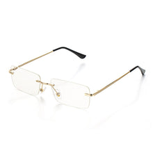 Load image into Gallery viewer, 1PC  Retro Rectangle Rimless Sunglasses Classic  Design Vintage Gradient Glasses Driving Eyewear