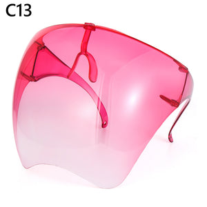 1PC Creative Elegant Oversized Anti-Fog Goggles Sunglasses Visor UV Protective Cover Daily Entertainment Eyewear