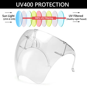 1PC Creative Elegant Oversized Anti-Fog Goggles Sunglasses Visor UV Protective Cover Daily Entertainment Eyewear