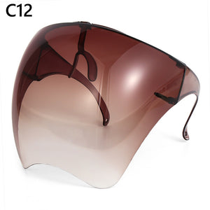 1PC Creative Elegant Oversized Anti-Fog Goggles Sunglasses Visor UV Protective Cover Daily Entertainment Eyewear