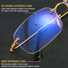 Load image into Gallery viewer, 1PC Unisex Bifocal Spectacle Anti-blue Light Reading Glasses Vision Care Presbyopia Eyeglasses Far Sight Eyewear +1.0~4.0