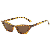 Carica l'immagine nel visualizzatore di Gallery, 1PC Unisex Sunglasses Rimless Retro Bat Shape True Film Sun Glasses UV400 Trending Narrow Eyewear Streetwear  Accessories