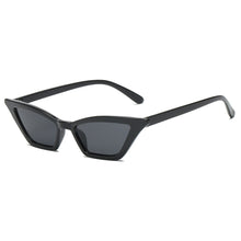 Carica l'immagine nel visualizzatore di Gallery, 1PC Unisex Sunglasses Rimless Retro Bat Shape True Film Sun Glasses UV400 Trending Narrow Eyewear Streetwear  Accessories