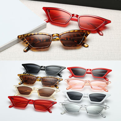 1PC Unisex Vintage Cat Eye Sunglasses Small Frame UV400 Shades Sun Glasses Party Travel Streetwear Eyewear Great Gift