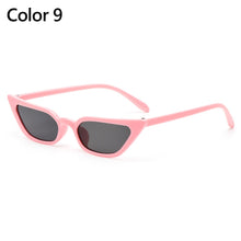 Load image into Gallery viewer, 1PC Unisex Vintage Cat Eye Sunglasses Small Frame UV400 Shades Sun Glasses Party Travel Streetwear Eyewear Great Gift