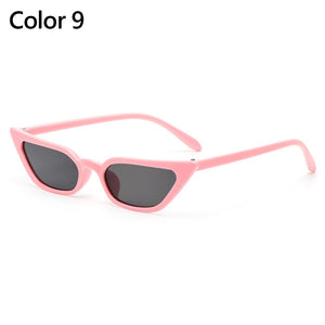 1PC Unisex Vintage Cat Eye Sunglasses Small Frame UV400 Shades Sun Glasses Party Travel Streetwear Eyewear Great Gift