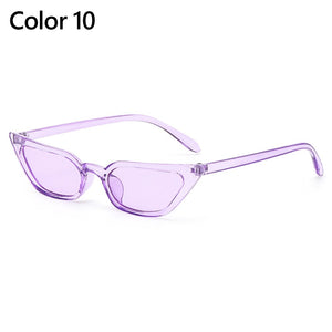 1PC Unisex Vintage Cat Eye Sunglasses Small Frame UV400 Shades Sun Glasses Party Travel Streetwear Eyewear Great Gift