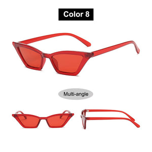 1PC Unisex Vintage Cat Eye Sunglasses Small Frame UV400 Shades Sun Glasses Party Travel Streetwear Eyewear Great Gift