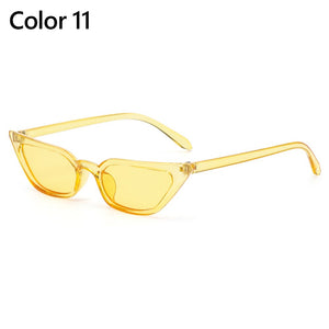 1PC Unisex Vintage Cat Eye Sunglasses Small Frame UV400 Shades Sun Glasses Party Travel Streetwear Eyewear Great Gift