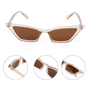 1PC Unisex Vintage Cat Eye Sunglasses Small Frame UV400 Shades Sun Glasses Party Travel Streetwear Eyewear Great Gift