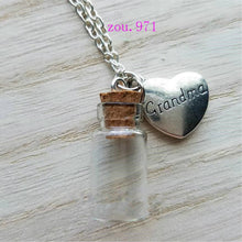 Carica l&#39;immagine nel visualizzatore di Gallery, 1PCS Memorial Necklace family member, Urn Vial Necklace for Ashes, Cremation Jewelry