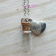 Carica l&#39;immagine nel visualizzatore di Gallery, 1PCS Memorial Necklace family member, Urn Vial Necklace for Ashes, Cremation Jewelry