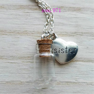 1PCS Memorial Necklace family member, Urn Vial Necklace for Ashes, Cremation Jewelry