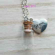 Carica l&#39;immagine nel visualizzatore di Gallery, 1PCS Memorial Necklace family member, Urn Vial Necklace for Ashes, Cremation Jewelry