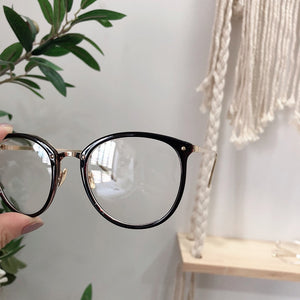 1PCS Optical Glasses Frame Women Men Round Oversized Eyeglasses Frames Metal Spectacles Clear Lenses Glasses 2023NEW