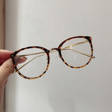 Load image into Gallery viewer, 1PCS Optical Glasses Frame Women Men Round Oversized Eyeglasses Frames Metal Spectacles Clear Lenses Glasses 2023NEW