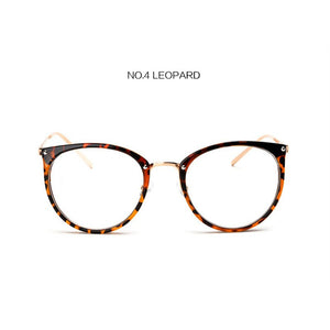 1PCS Optical Glasses Frame Women Men Round Oversized Eyeglasses Frames Metal Spectacles Clear Lenses Glasses 2023NEW